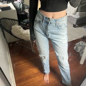 Zara mom jeans